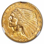 1925-D $2.50 Indian Gold Quarter Eagle MS-63 NGC