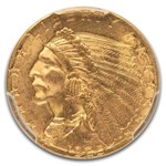 1925-D $2.50 Indian Gold Quarter Eagle MS-63+ PCGS