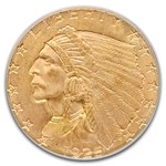 1925-D $2.50 Indian Gold Quarter Eagle MS-65 PCGS