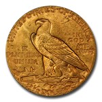 1925-D $2.50 Indian Gold Quarter Eagle MS-65 PCGS