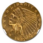 1925-D $2.50 Indian Gold Quarter Eagle MS-66 NGC