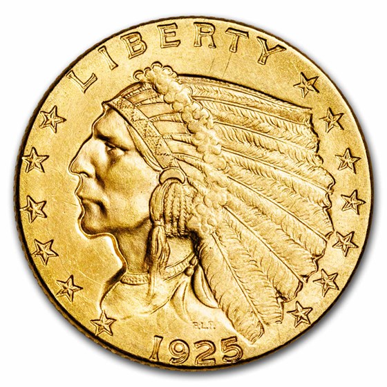 1925-D $2.50 Indian Gold Quarter Eagle XF 1925-D $2.50 Indian Gold Quarter Eagle XF