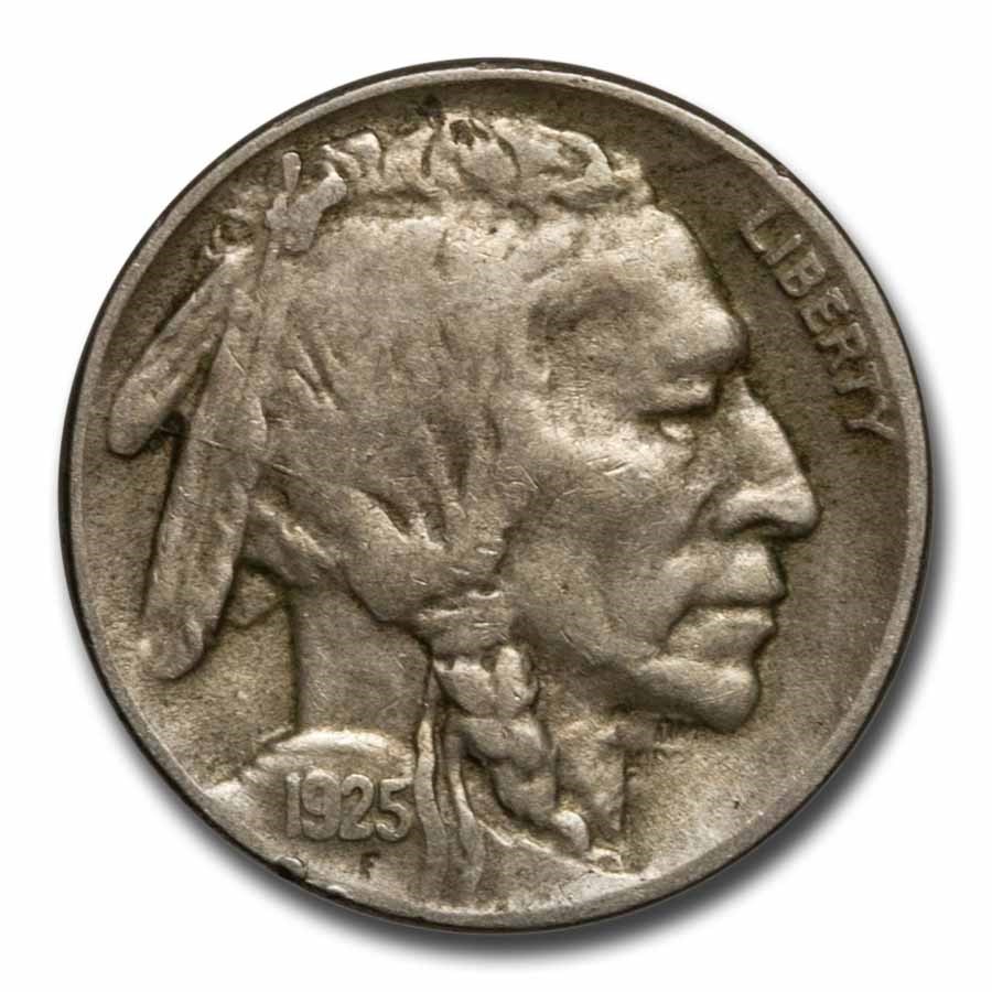 1925-D Buffalo Nickel XF