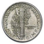 1925-D Mercury Dime AU