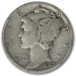 1925-D Mercury Dime Fine