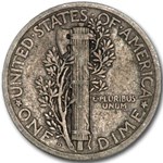 1925-D Mercury Dime VF