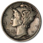 1925-D Mercury Dime XF