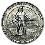 1925 Fort Vancouver Half Dollar AU
