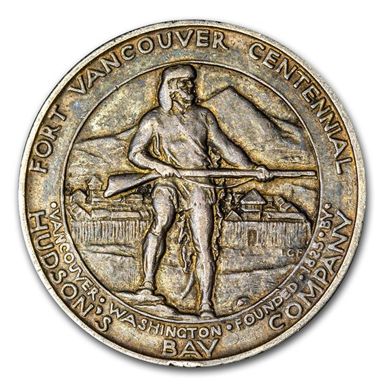 1925 Fort Vancouver Half XF 1925 Fort Vancouver Half XF