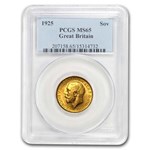 1925 Great Britain Gold Sovereign George V MS-65 PCGS