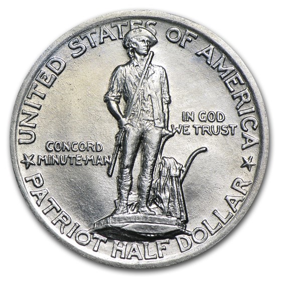 1925 Lexington-Concord Sesquicentennial Half AU 1925 Lexington-Concord Sesquicentennial Half AU