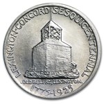 1925 Lexington-Concord Sesquicentennial Half AU