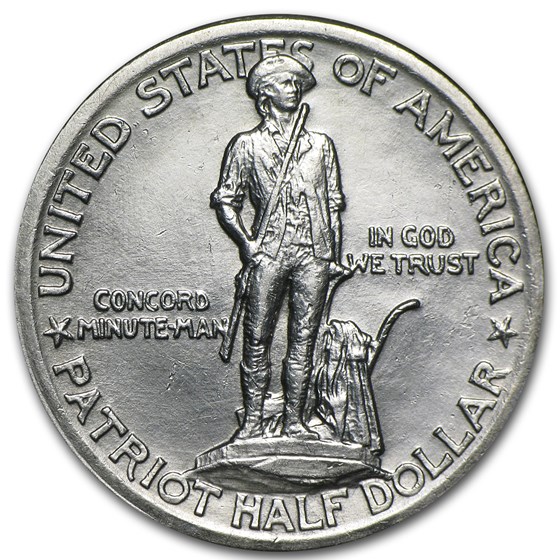 1925 Lexington-Concord Sesquicentennial Half BU (Cleaned) 1925 Lexington-Concord Sesquicentennial Half BU (Cleaned)