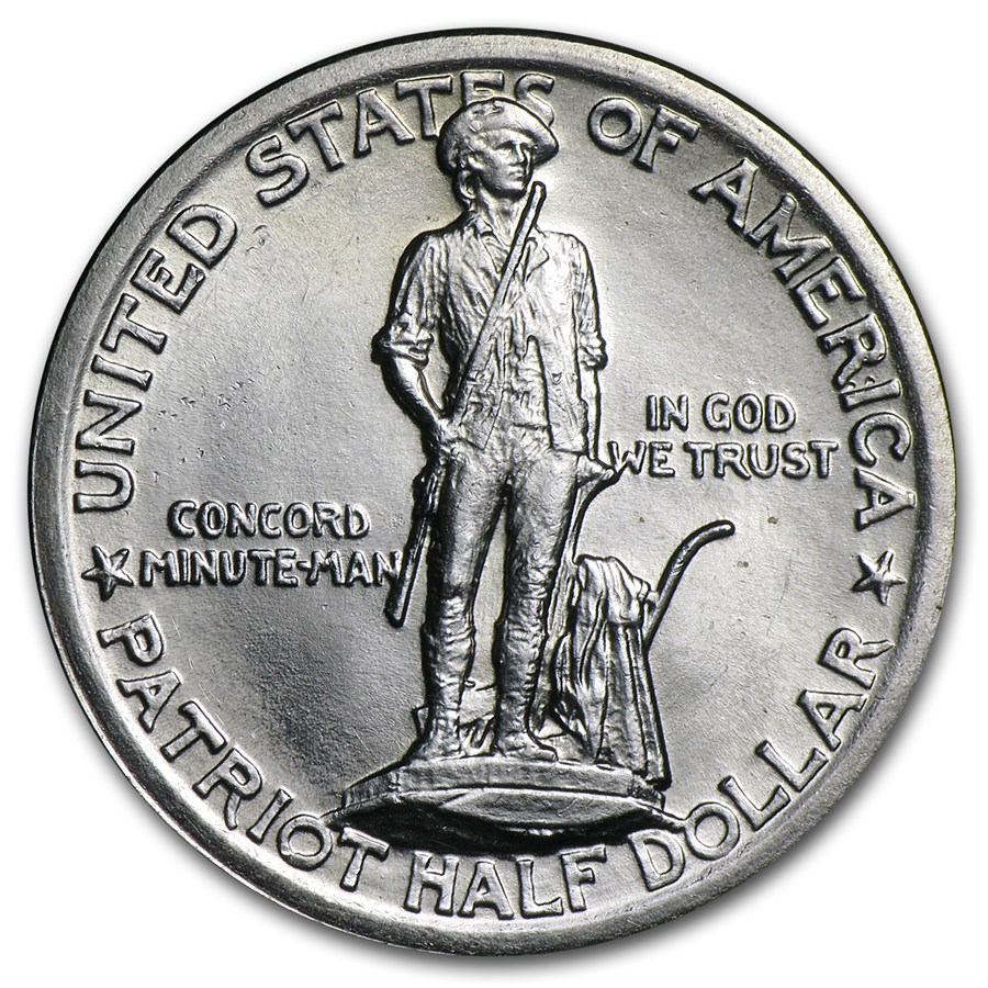 1925 Lexington-Concord Sesquicentennial Half BU