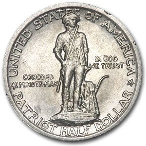 1925 Lexington-Concord Sesquicentennial Half Dollar MS-63 1925 Lexington-Concord Sesquicentennial Half Dollar MS-63