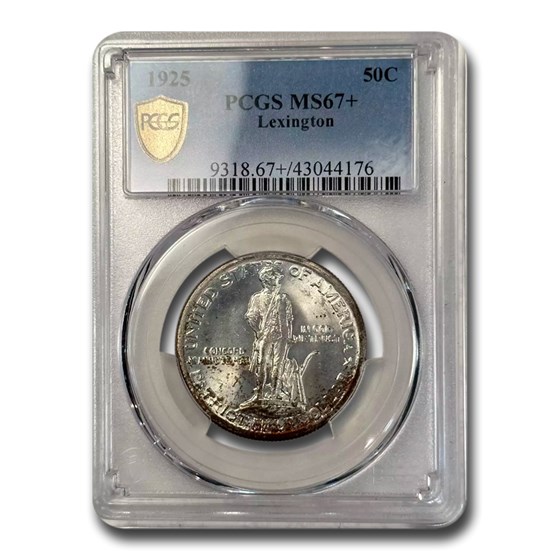 1925 Lexington Concord Sesquicentennial Half Dollar MS-67+ PCGS