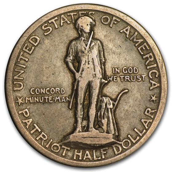 1925 Lexington-Concord Sesquicentennial Half VF 1925 Lexington-Concord Sesquicentennial Half VF