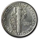 1925 Mercury Dime AU