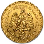 1925 Mexico Gold 50 Pesos AU