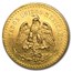 1925 Mexico Gold 50 Pesos BU