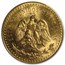 1925 Mexico Gold 50 Pesos MS-62 PCGS