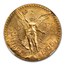1925 Mexico Gold 50 Pesos MS-63 NGC
