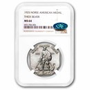 1925 Norse American Centennial Medal MS-64 NGC CAC (Thick)