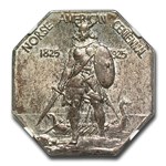 1925 Norse-American Centennial Medal MS-64 NGC (Thick, Octagonal)