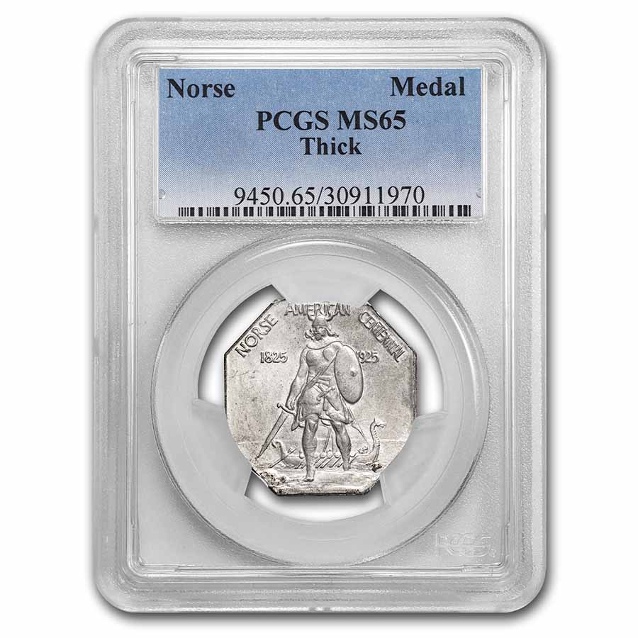 Buy 1925 Norse-American Centennial Medal MS-65 PCGS (Thick) | APMEX