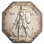 1925 Norse-American Centennial Thin Medal AU