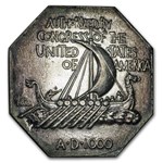 1925 Norse-American Centennial Thin Medal BU