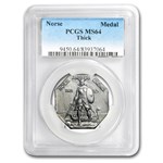 1925 Norse-American Silver Medal MS-64 PCGS (Thick Planchet)
