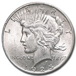1925 Peace Dollar AU