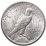 1925 Peace Dollar AU