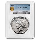 1925 Peace Dollar MS-64 PCGS