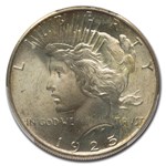 1925 Peace Dollar MS-67 PCGS