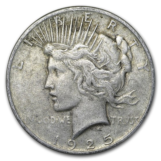1925 Peace Dollar VG/VF 1925 Peace Dollar VG/VF