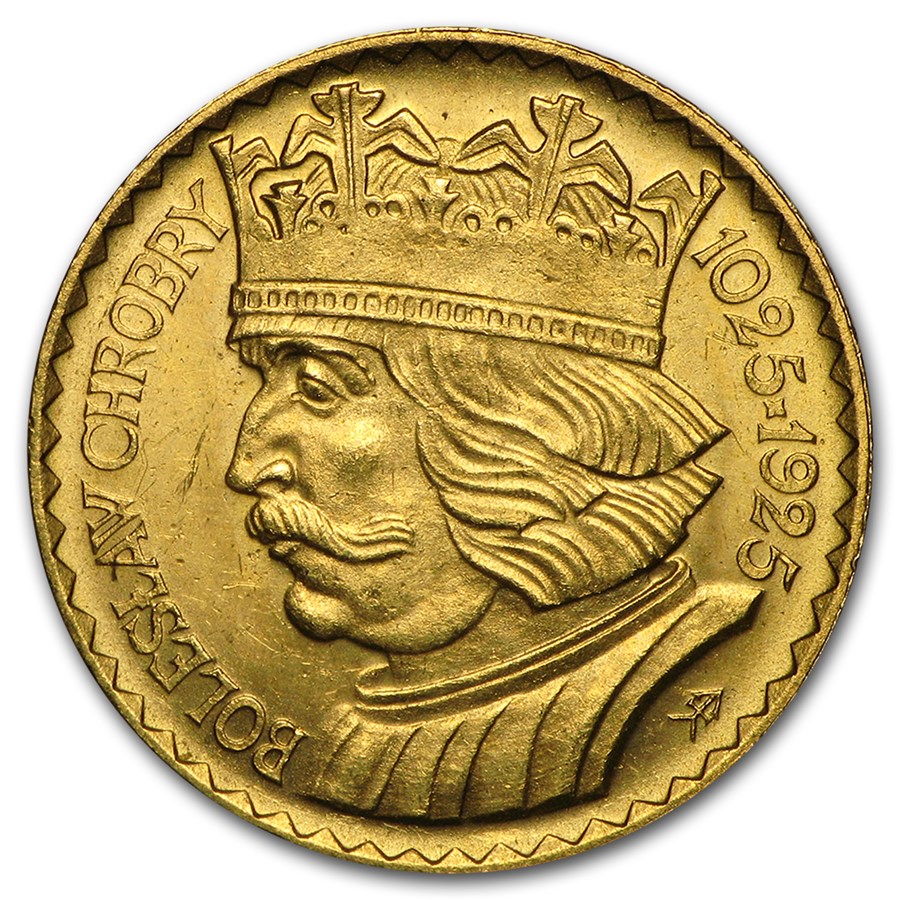 1925 Poland Gold 10 Zlotych Boleslaw Bu Gold Coins From Poland Apmex