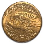 1925-S $20 St Gaudens Gold Double Eagle AU-55 PCGS