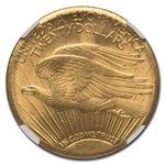 1925-S $20 St Gaudens Gold Double Eagle MS-63 NGC