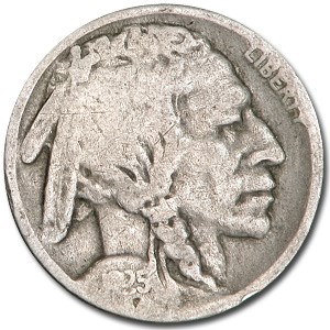 1925-S Buffalo Nickel Good