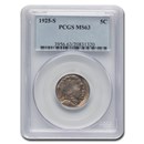 1925-S Buffalo Nickel MS-63 PCGS