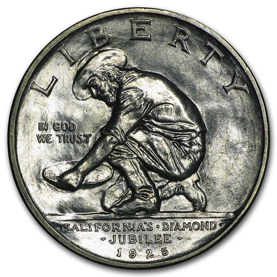 1925-S California Diamond Jubilee Commem Half AU 1925-S California Diamond Jubilee Commem Half AU