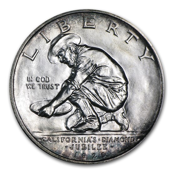 1925-S California Diamond Jubilee Commem Half BU 1925-S California Diamond Jubilee Commem Half BU