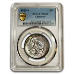 1925-S California Diamond Jubilee Half Dollar MS-66 PCGS
