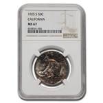 1925-S California Diamond Jubilee Half Dollar MS-67 NGC