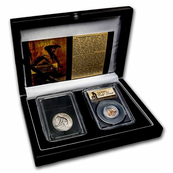 1925-S California Diamond Jubilee & Prospector Gold Dust Set 1925-S California Diamond Jubilee & Prospector Gold Dust Set