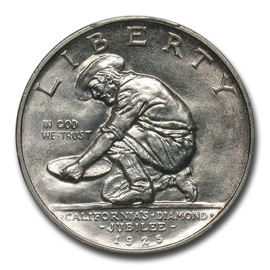 Buy 1925S California Diamond Jubilee Silver Half Dollar MS62 PCGS APMEX