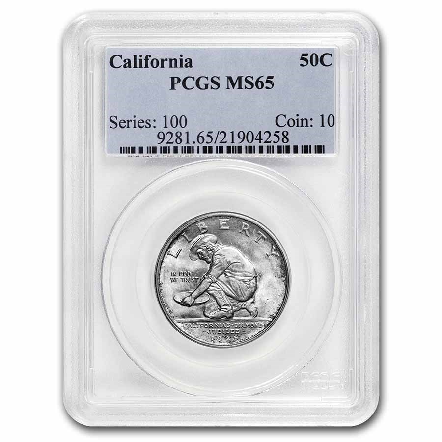 1925-S California Half Dollar Commem MS-65 PCGS