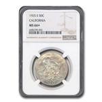 1925-S California Silver Commemorative Half Dollar MS-66+ NGC